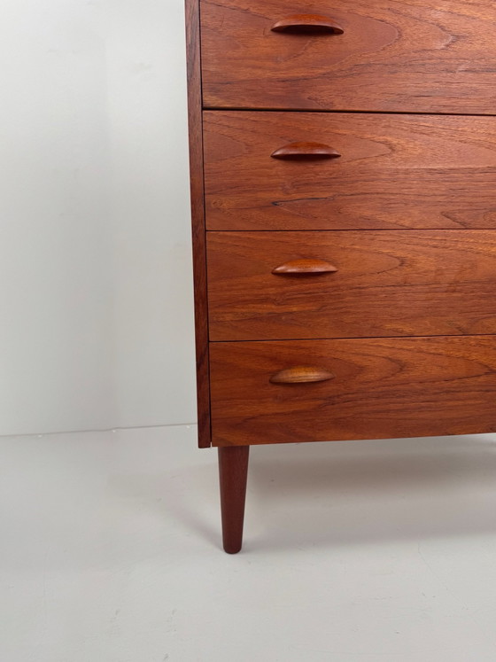 Danish Teak Chest of Drawers, Denmark, 1960s – Wood (photo 9 of 9)