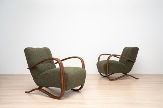 H-269 Armchairs by Jindřich Halabala, Czechoslovakia, 1930s, Set of 2 – Wood (photo 5 of 17)