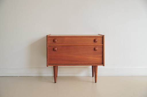 Vintage Dressoir Kast Met Klep