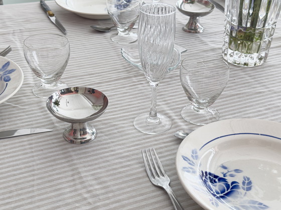 Image 1 of Set di 6 piatti fondi in pietra di ferro blu