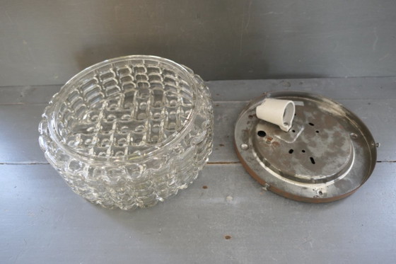 Vintage Erco Ceiling light Alois Gangknofner Model 54060 – Metal, Glass (photo 8 of 17)