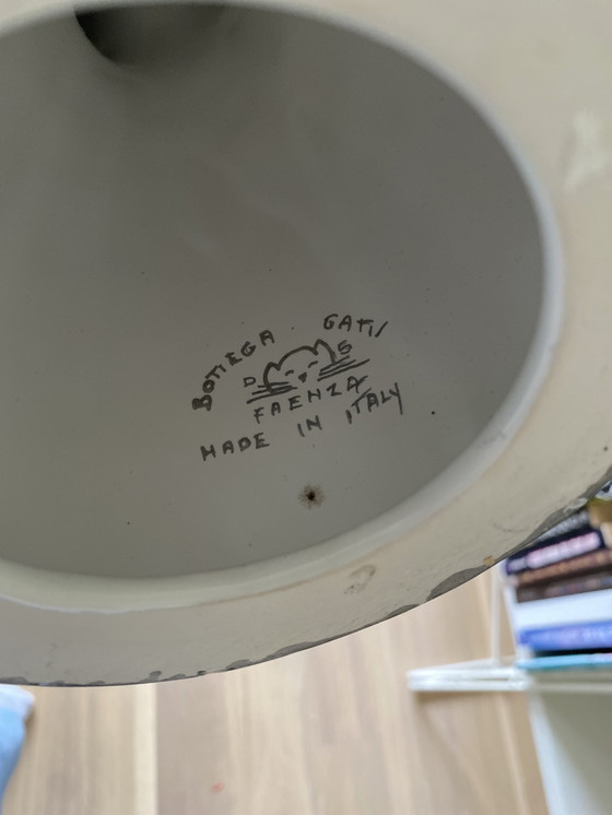 Image 1 of 2x Ceramica Gatti 1928 candelabros vazes