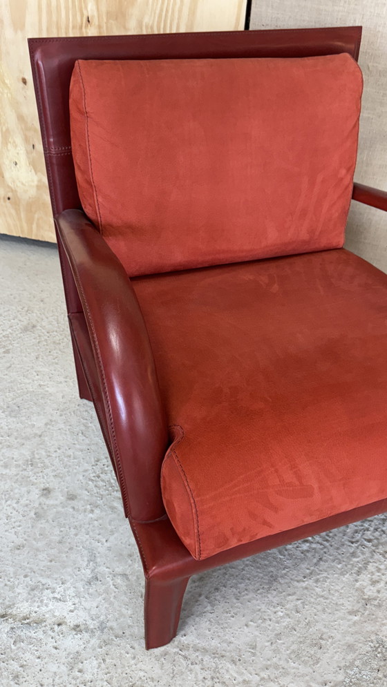 Image 1 of 2x Roche Bobois Leather Seat