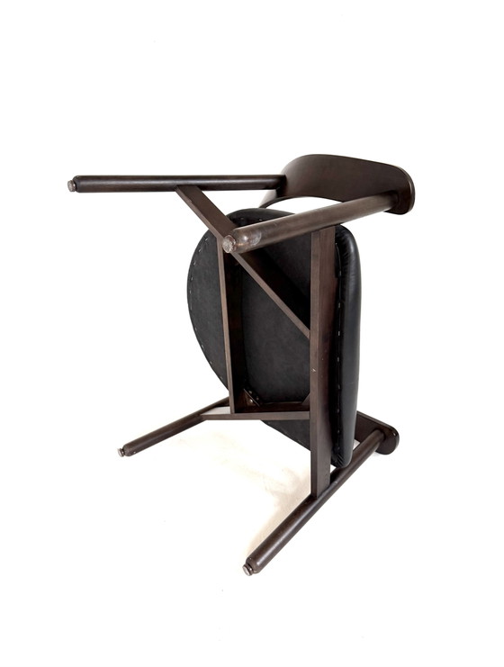 Danish Design Lounge Armchair ‘102’, Henrik Bønnelycke ‘00 – Wood, Leather (photo 9 of 13)