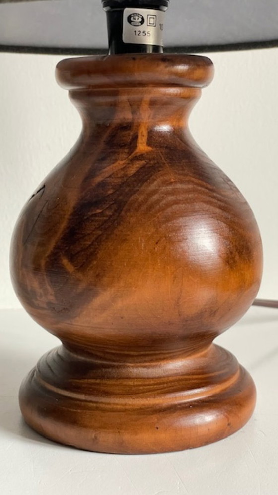 Image 1 of Vintage Country Style Solid Wood Lamp