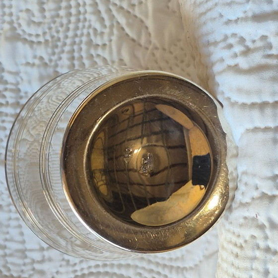 Ensemble de bar en métal argenté de style Art Déco – Seau à champagne et shaker – Accessoires de table (photo 13 of 19)
