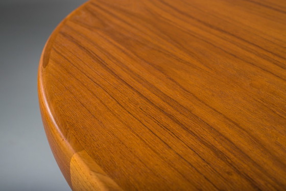Image 1 of Vintage Round Teak Dining Table, 1960s