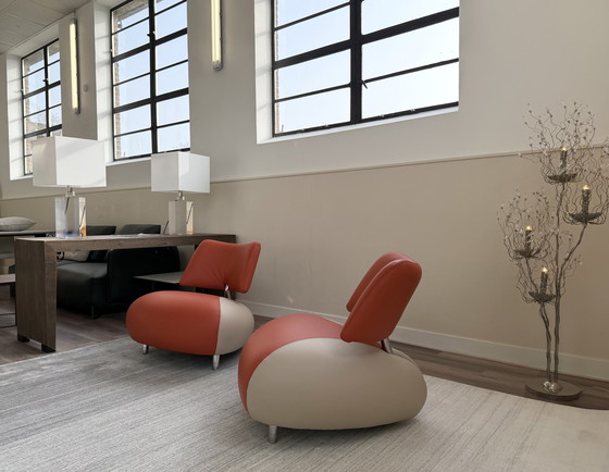 Image 1 of 2 Leolux Pallone fauteuils Senso leer