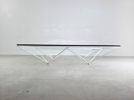 Image 1 of Coffee table B&B Italia Paolo Piva metal glass design classic 1980