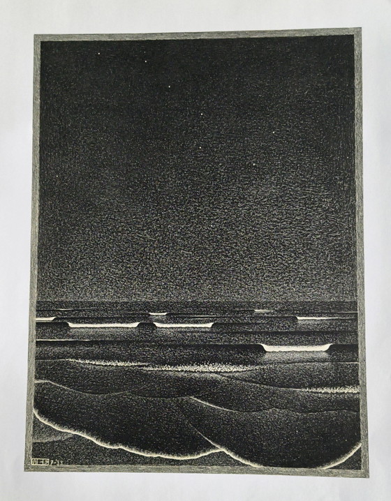 Image 1 of Lithograph by M. C. Escher. 1974