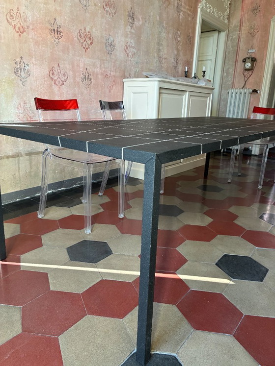 Table MDF Tense modèle Intarsia – MDF Italia, Tables de salle à manger, Aluminium (photo 2 of 6)