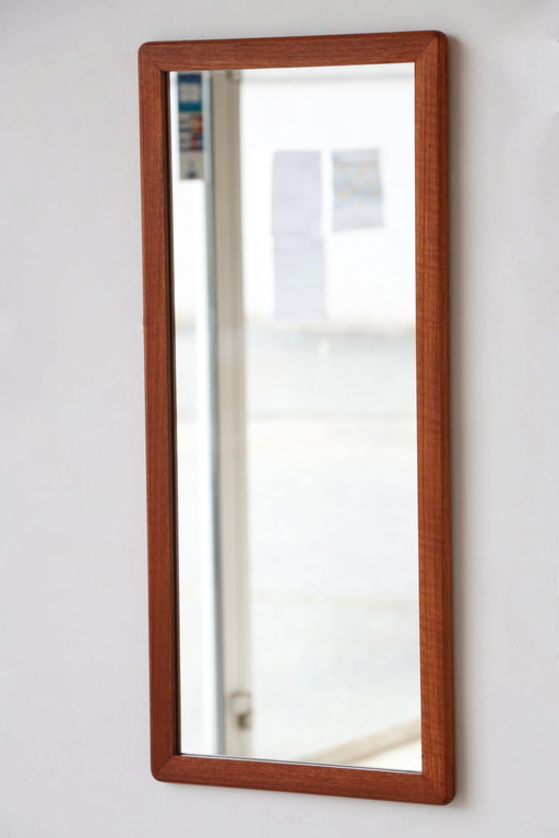 Rectangular Teak Mirror - Scandinavian Style - 28.03.25.03