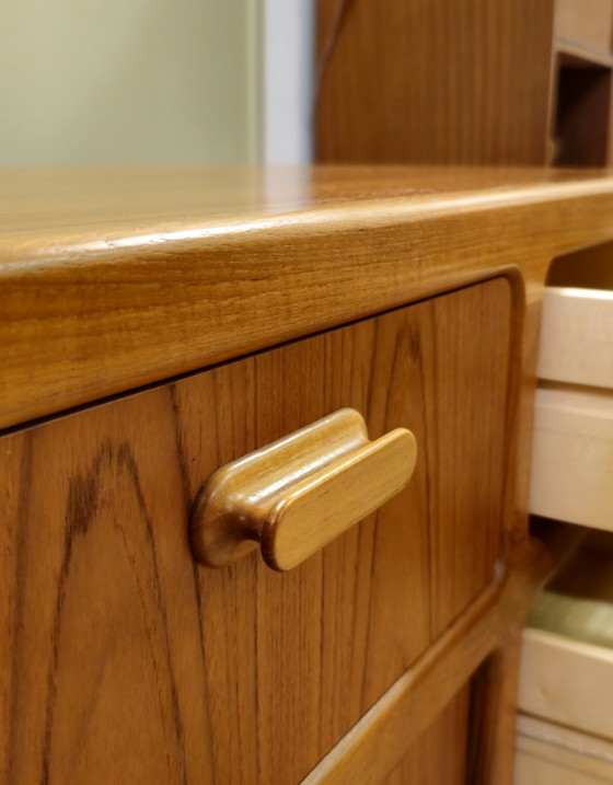 Image 1 of Vintage Silkeborg Danish Chest of Drawers Cabinet Plant Player