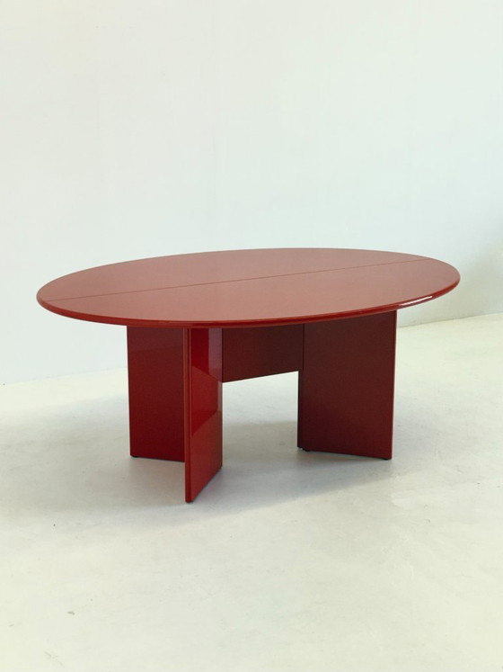 Image 1 of Antella Esstisch / Konsolentisch von Kazuhide Takahama für Cassina in Rot