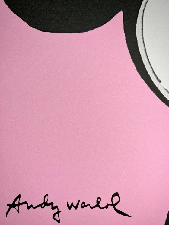Image 1 of Litografía de "Mickey Mouse" de Andy Warhol, Museo de Arte Carnegie de 1986