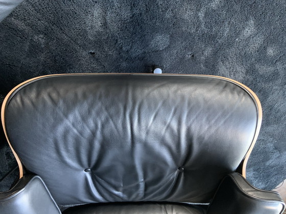 Vitra - Eames Lounge Chair & OttomAn, Fauteuils, Cuir, Bois, Noir (photo 4 sur 13)