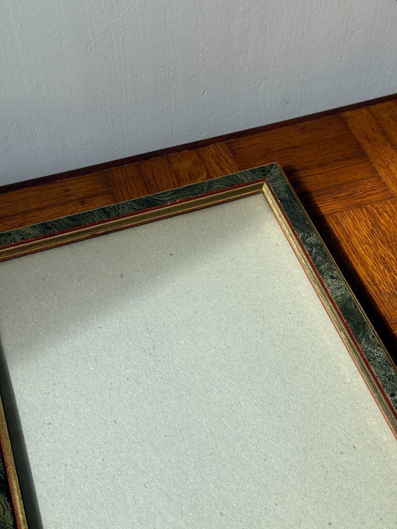 Image 1 of Lot de 3 cadres vintage en bois