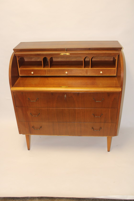 Image 1 of Secrétaire vintage élégante – compacte et pratique