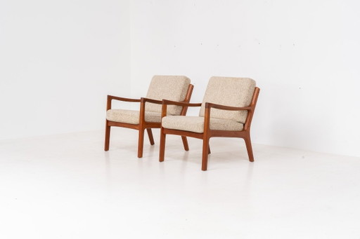 Paar “Senator” Fauteuils van Ole Wanscher voor France & Son (Denemarken, jaren 60). – France & Søn, Wood, Vintage