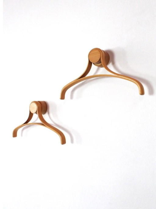 Beech clothes hangers by Roald Steen Hansen for World Pictures Copenhagen