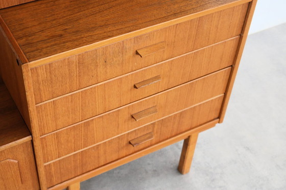 Image 1 of meuble mural vintage suédois en teck