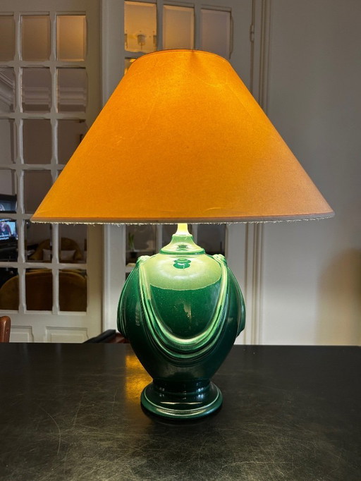 Neo-classical ceramic lamp, 1970s