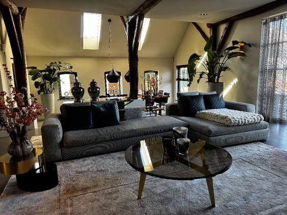 Image 1 of Minotti sofa gray with lounge section