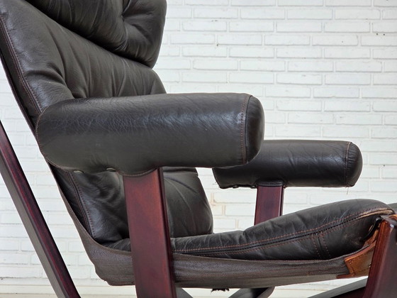 Image 1 of 1970s, Norwegian design by Sigurd Ressel, lounge chair model "Falcon".