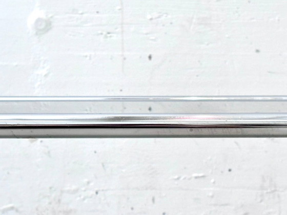 Image 1 of Couchtisch aus Chromstahl und Rauchglas, 1970er Jahre