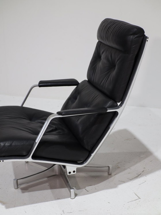 Poltrona Fabricius & Kastholm FK85 Kill International anni '60 – Sedie girevoli, Leather, Vintage (photo 6 of 13)