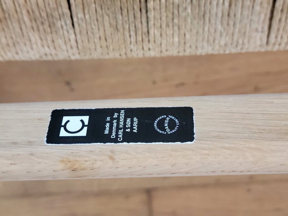 Image 1 of Juego de 6 sillas de comedor modelos CH46 y CH47 de Hans J. Wegner.