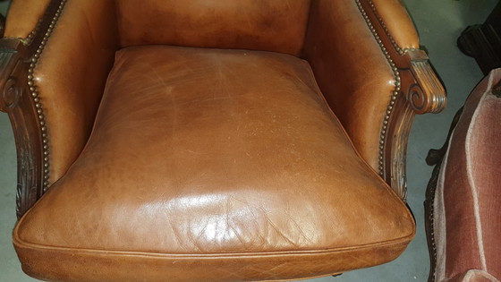 Image 1 of Fauteuil de luxe en peau de mouton