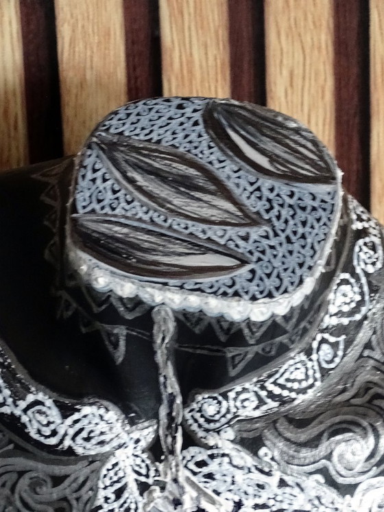 Image 1 of CB. busto di manichino bianco e nero