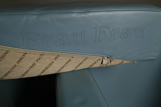 Image 1 of Pair of "Moji" Armchairs by Shigeru Uchida for Poltrona Frau, Italy