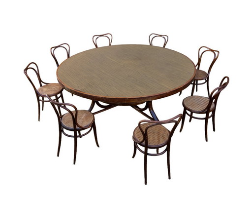 Dining Set, Thonet or J. & J. Kohn, 1900s–1930s, Austro-Hungarian Empire