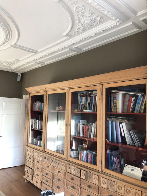 Authentic Antique Apothecary Cabinet