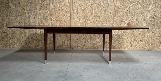 Image 1 of Scandinavische vintage uitschuifbare eettafel uit 1960