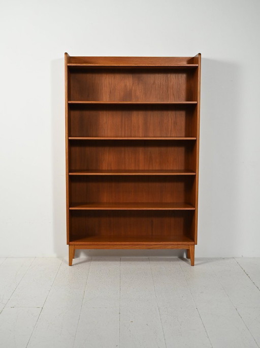 Skandinavisches Teakholz-Bücherregal von Ferdinand Lundquist, 1960er Jahre