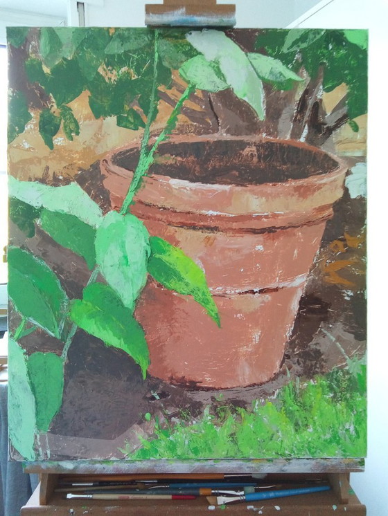 Image 1 of Untitled acrylic painting