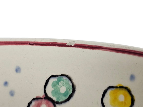 Image 1 of SMF Schramberg - Eva Zeisel - majolica - aardewerk - botervloot - fruitschaal - 