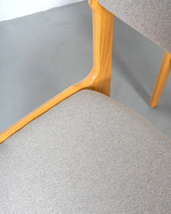 Image 1 of 2 X Oak Danish Chairs By Erik Buch For Anderstrup Stolefabrik