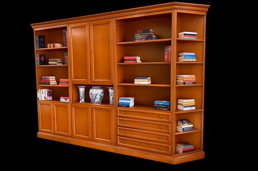 Preciosa librería de madera de cerezo – boekenkasten, Wood