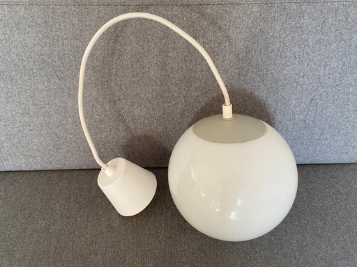 Lampada vintage old school - Lampada a sfera - Globo - Vetro opalino