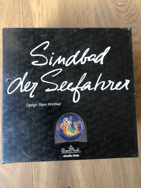 Image 1 of Set of 14 Rosenthal collector plates designed by Bjorn Wiinblad