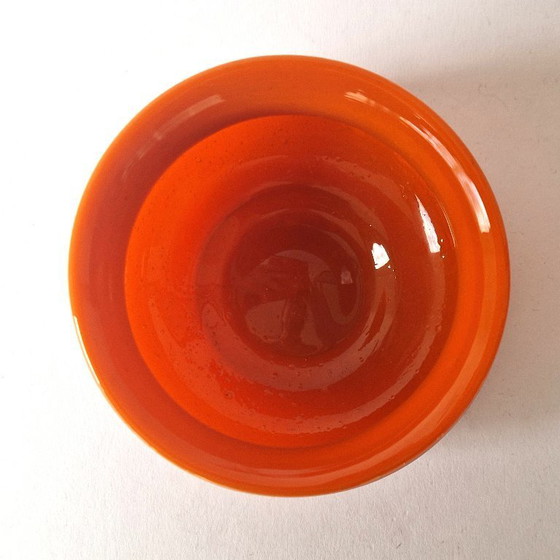 Image 1 of Kosta Boda - Cuenco naranja de Erik Höglund - Años 60 - Firmado