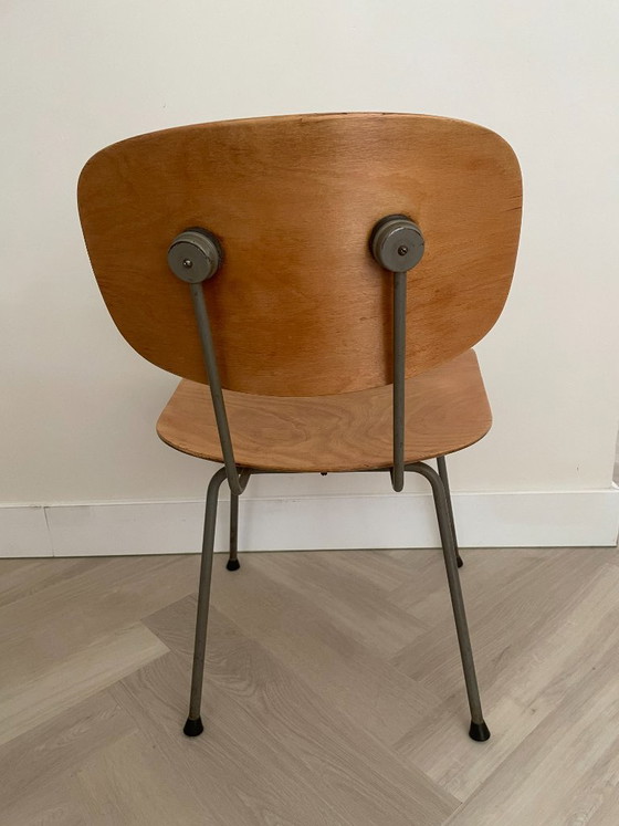 Image 1 of set van 6 stoelen Gispen 116