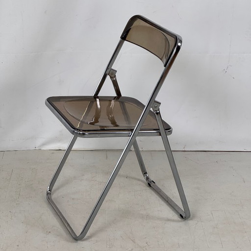 Foldable Plastic & Chrome Design Chair, 1960s