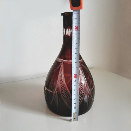 Image 1 of DECANTER IN CRISTALLO TAGLIATO