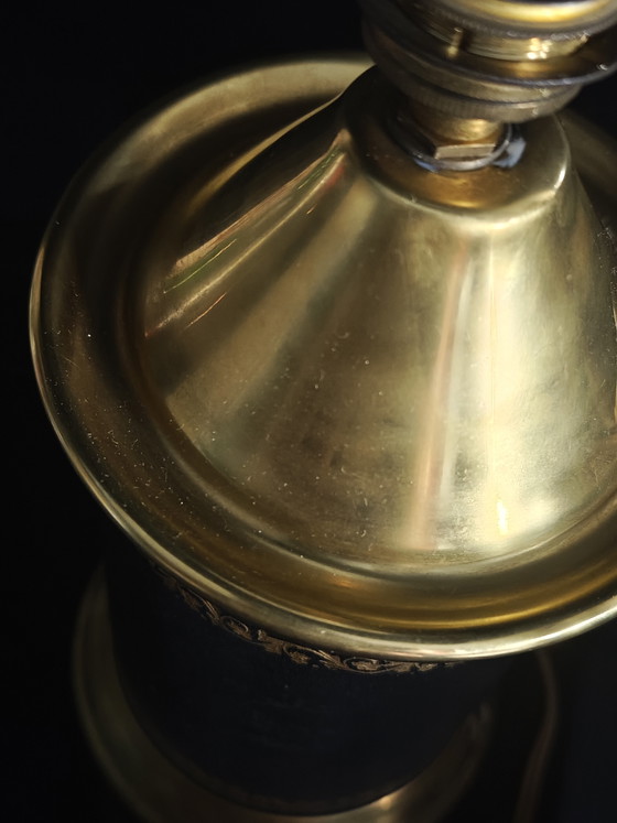 Image 1 of Base de lámpara Monick Schmeltz, Limoges Francia 