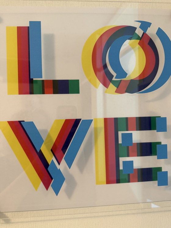 Image 1 of Ikea wandversiering 3-D effect LOVE